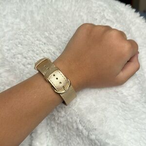 Light Yellow Gold Watch Band Bracelet